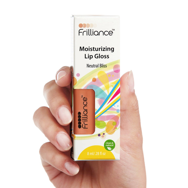 Fiona Frills Makeup Moisturizing Lip Gloss in Neutral Bliss Frilliance